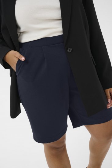 Kaffe Curve Pheolo Shorts Midnight Marine Navy - Shortsit - 