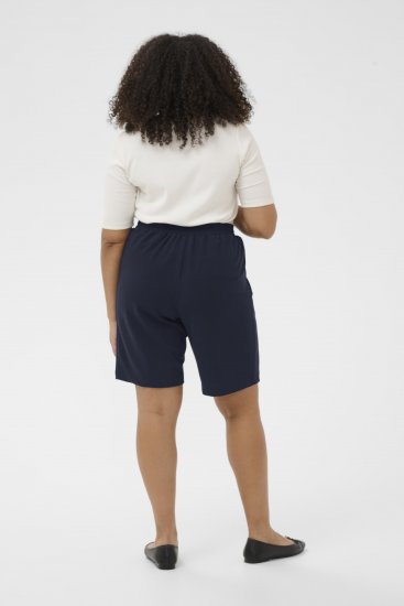 Kaffe Curve Pheolo Shorts Midnight Marine Navy - Shortsit - 