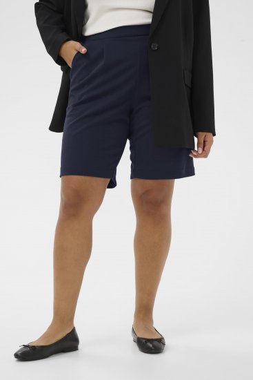 Kaffe Curve Pheolo Shorts Midnight Marine Navy - Shortsit - 