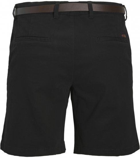 Jack & Jones Stadam Belted Chino Shorts Black - Shortsit - Shortsit, isot koot – W40-W60