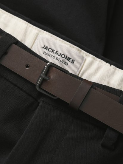 Jack & Jones Stadam Belted Chino Shorts Black - Shortsit - Shortsit, isot koot – W40-W60