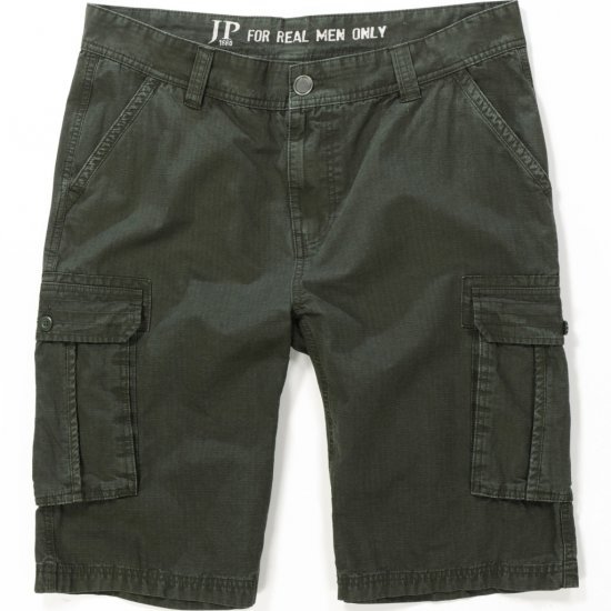 JP1880 Shorts Cargo Bermuda Dark Olive - Shortsit - Shortsit, isot koot – W40-W60