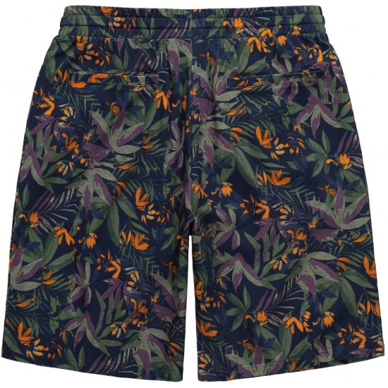 JP1880 Bermuda Shorts Floral All-over Print Navy - Shortsit - Shortsit, isot koot – W40-W60