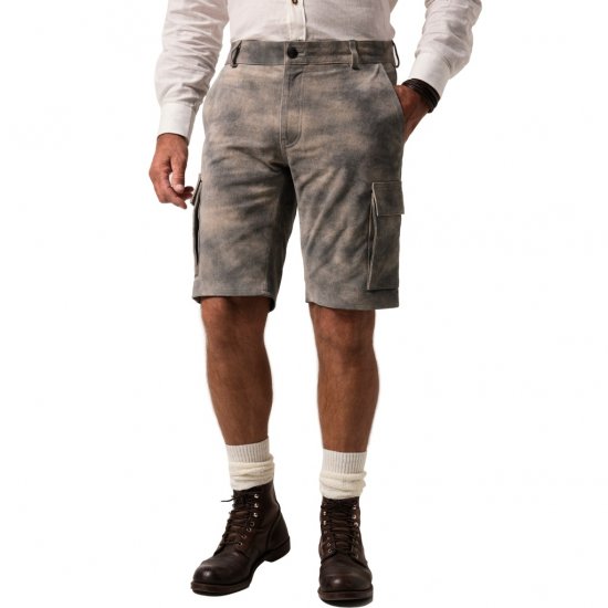 JP1880 Shorts Bermuda Traditional Cowhide Graphite Grey - Shortsit - Shortsit, isot koot – W40-W60