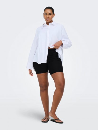 Only Carmakoma Time Shorts Black - Shortsit - 