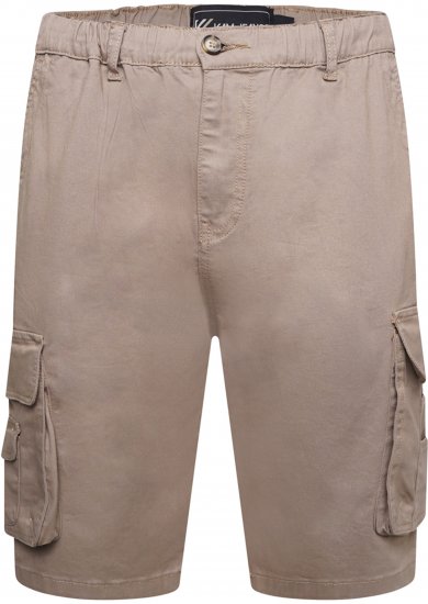 Kam Jeans 3404 Cargo Shorts Beige - Shortsit - Shortsit, isot koot – W40-W60
