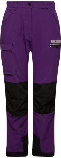 Ulla Popken HYPRAR Multifunctional Durable Inset Trekking Pants Plum - Naisten farkut ja housut isot koot - 
