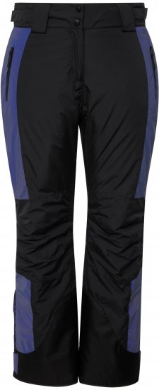 Ulla Popken Ski Pants Reflector Waterproof Velcro Closure Snow Gaiter Black - Naisten farkut ja housut isot koot - 