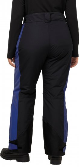 Ulla Popken Ski Pants Reflector Waterproof Velcro Closure Snow Gaiter Black - Naisten farkut ja housut isot koot - 