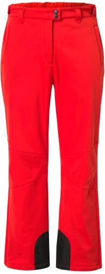 Ulla Popken Softshell Trousers Waterproof Zip Pockets Snow Gaiters Salsa - Naisten farkut ja housut isot koot - 