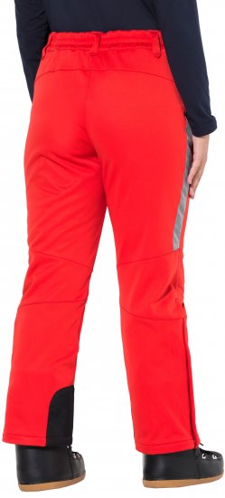 Ulla Popken Softshell Trousers Waterproof Zip Pockets Snow Gaiters Salsa - Naisten farkut ja housut isot koot - 