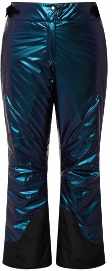 Ulla Popken Ski Pants Water-Repellent MBlue-Of-Pearl Velcro Closure Snow Gaiter Blue - Naisten farkut ja housut isot koot - 