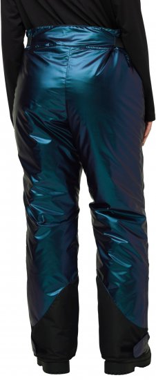 Ulla Popken Ski Pants Water-Repellent MBlue-Of-Pearl Velcro Closure Snow Gaiter Blue - Naisten farkut ja housut isot koot - 