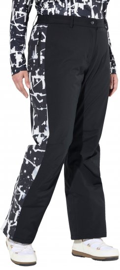 Ulla Popken Hyprar Functional Trousers Waterproof Velcro Closure Snow Gaiter Black - Naisten farkut ja housut isot koot - 