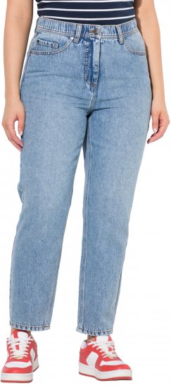 Ulla Popken Lyocell Blend Stretch Fit Jeans Mid Blue Denim - Naisten farkut ja housut isot koot - 