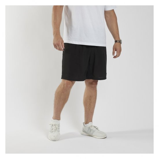North Latitude Sport Shorts Black - Collegehousut ja collegeshortsit - Miesten Isot collegehousut ja collegeshortsit