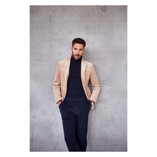 JP1880 Suit Jacket Corduroy Business Sand - Puvut ja pikkutakit - Pukuja suurissa mitoissa