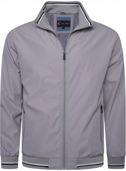 Kam jeans 444 Premium Harrington Jacket Silver - Takit - Miesten Takit, isot koot – 2XL – 12XL