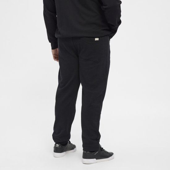 North Latitude Denim Sweatpants Black - Collegehousut ja Collegeshortsit - Miesten Isot collegehousut ja collegeshortsit