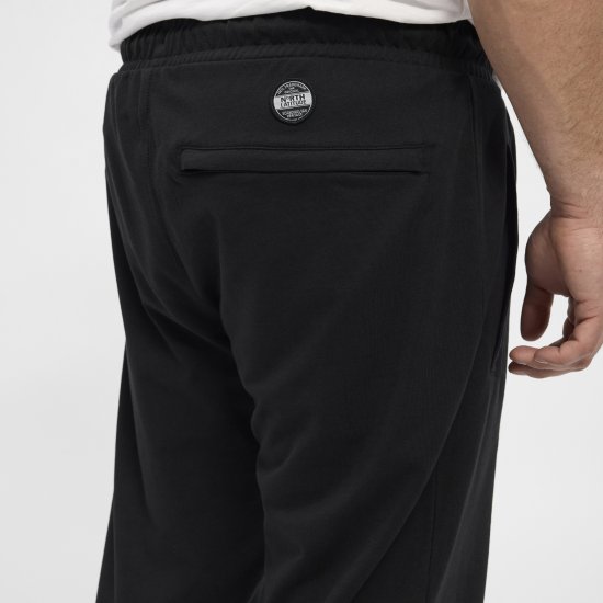North Latitude Sweat Trousers Black - Collegehousut ja collegeshortsit - Miesten Isot collegehousut ja collegeshortsit