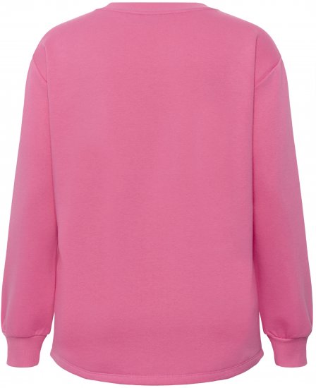 Kaffe Curve Sus Sweatshirt Pink Power - Collegepaidat - 