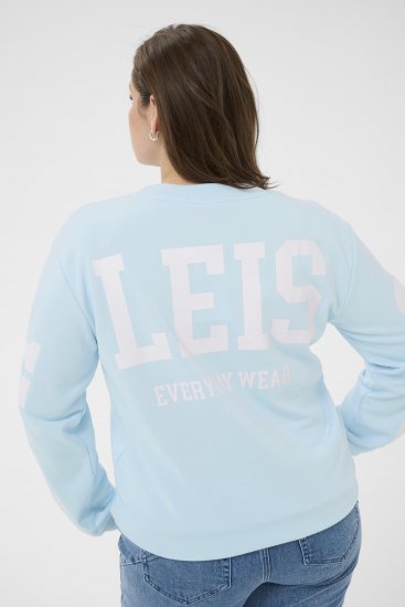 Kaffe Curve Mila Sweatshirt Nantucket Breeze Blue - Collegepaidat - 