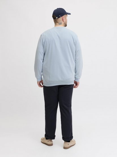 Jack & Jones Brandon Sweatshirt Blue - Hupparit ja collegepaidat - Miesten hupparit ja collegepaidat isot koot
