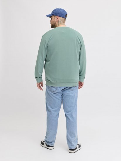 Jack & Jones Brandon Sweatshirt Turquoise - Hupparit ja collegepaidat - Miesten hupparit ja collegepaidat isot koot