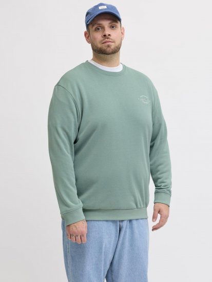 Jack & Jones Brandon Sweatshirt Turquoise - Hupparit ja collegepaidat - Miesten hupparit ja collegepaidat isot koot