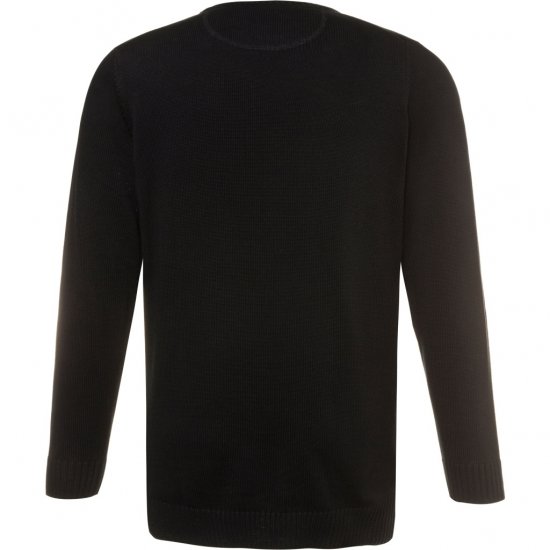 JP1880 Pullover Sweater Black TALL - MIESTEN VAATTEET MT-6XLT - Pitkien miesten vaatteet