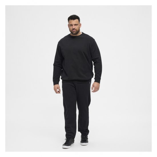 North Latitude Crew Neck Sweatshirt Black - Hupparit ja collegepaidat - Miesten hupparit ja collegepaidat isot koot