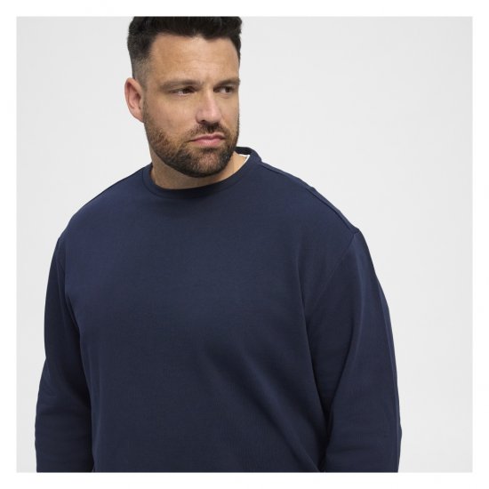North Latitude Crew Neck Sweatshirt Navy - Hupparit ja collegepaidat - Miesten hupparit ja collegepaidat isot koot