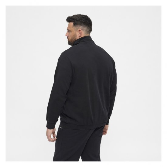 North Latitude Denim Half-Zip Sweatshirt Black - Hupparit ja collegepaidat - Miesten hupparit ja collegepaidat isot koot