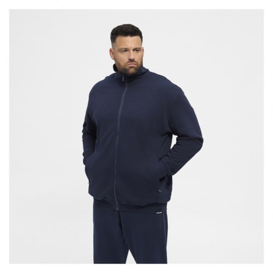 North Latitude Full-Zip Sweatshirt Navy Blue - Hupparit ja collegepaidat - Miesten hupparit ja collegepaidat isot koot