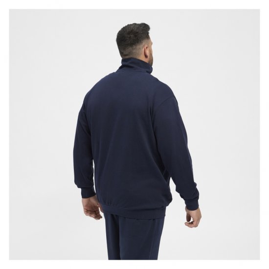 North Latitude Full-Zip Sweatshirt Navy Blue - Hupparit ja collegepaidat - Miesten hupparit ja collegepaidat isot koot