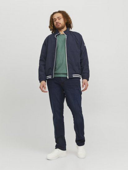 Jack & Jones Logan Spring Knitted Pillover Grey - Hupparit ja collegepaidat - Miesten hupparit ja collegepaidat isot koot