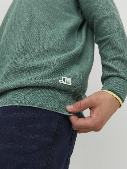 Jack & Jones Logan Spring Knitted Pillover Grey - Hupparit ja collegepaidat - Miesten hupparit ja collegepaidat isot koot