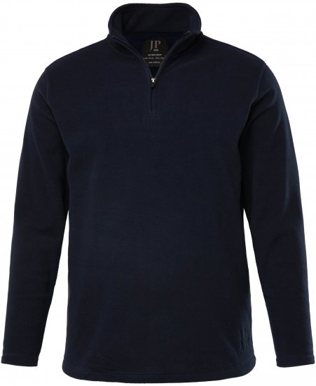 JP1880 Fleece Half-Zip Ultralight Navy - Hupparit ja collegepaidat - Miesten hupparit ja collegepaidat isot koot