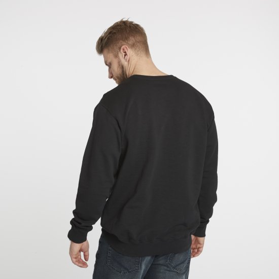 North Latitude Denim Logo Sweatshirt Black TALL - TALL collegepaidat - 