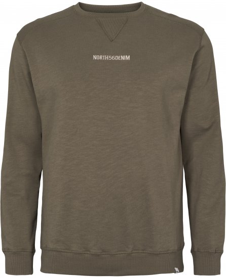 North Latitude Denim Logo Sweatshirt Dusty Olive Green TALL - TALL collegepaidat - TALL-collegepuserot ja -hupparit