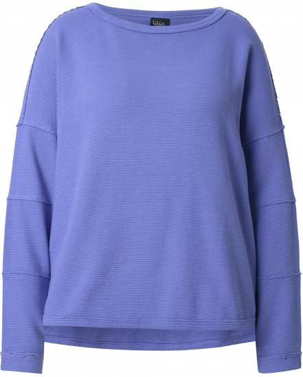 Ulla Popken Inverted Seam Long Sleeve Sweatshirt Lavender - Naisten hupparit ja collegepaidat isot koot - 