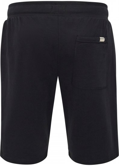 North Latitude Denim Sweatshorts Black - Collegehousut ja collegeshortsit - Miesten Isot collegehousut ja collegeshortsit