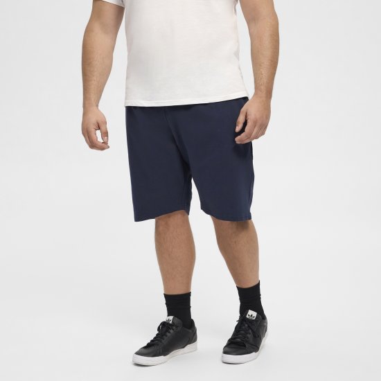 North Latitude Denim Sweatshorts Navy Blue - Collegehousut ja collegeshortsit - Miesten Isot collegehousut ja collegeshortsit
