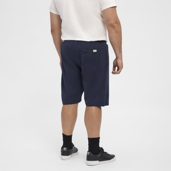 North Latitude Denim Sweatshorts Navy Blue - Collegehousut ja collegeshortsit - Miesten Isot collegehousut ja collegeshortsit