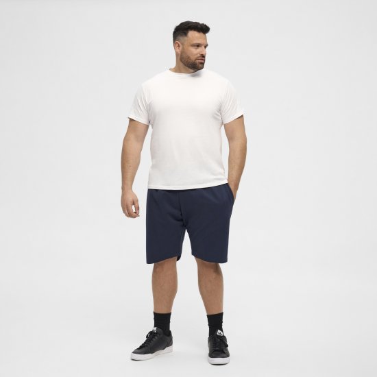 North Latitude Denim Sweatshorts Navy Blue - Collegehousut ja collegeshortsit - Miesten Isot collegehousut ja collegeshortsit