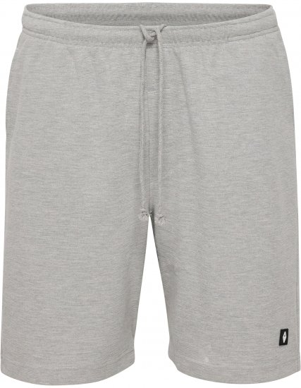 North Latitude Ottoman Sweatshorts Mid Grey - Collegehousut ja collegeshortsit - Miesten Isot collegehousut ja collegeshortsit