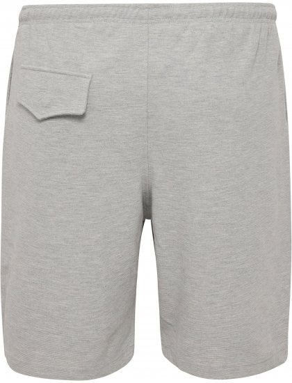 North Latitude Ottoman Sweatshorts Mid Grey - Collegehousut ja collegeshortsit - Miesten Isot collegehousut ja collegeshortsit
