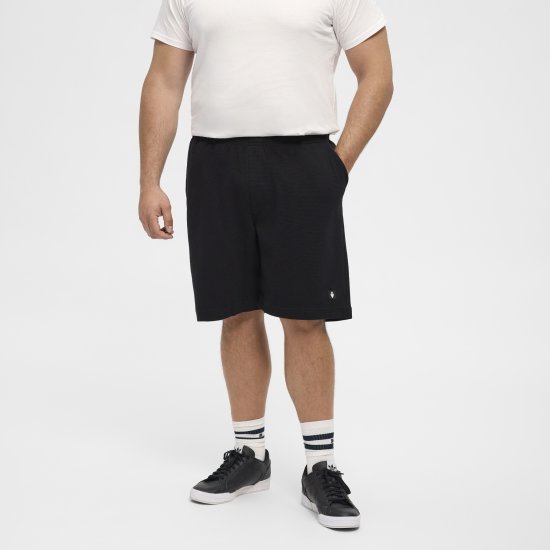 North Latitude Ottoman Sweatshorts Black - Collegehousut ja collegeshortsit - Miesten Isot collegehousut ja collegeshortsit