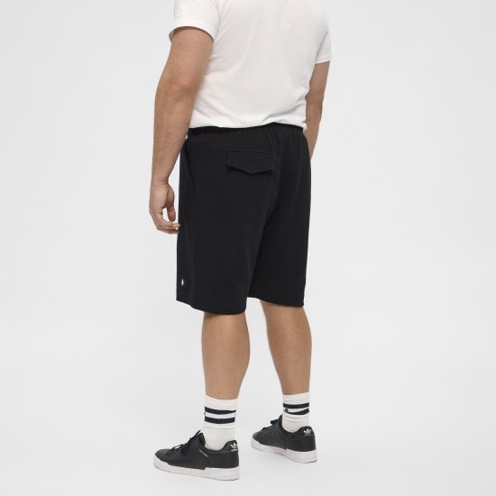 North Latitude Ottoman Sweatshorts Black - Collegehousut ja collegeshortsit - Miesten Isot collegehousut ja collegeshortsit