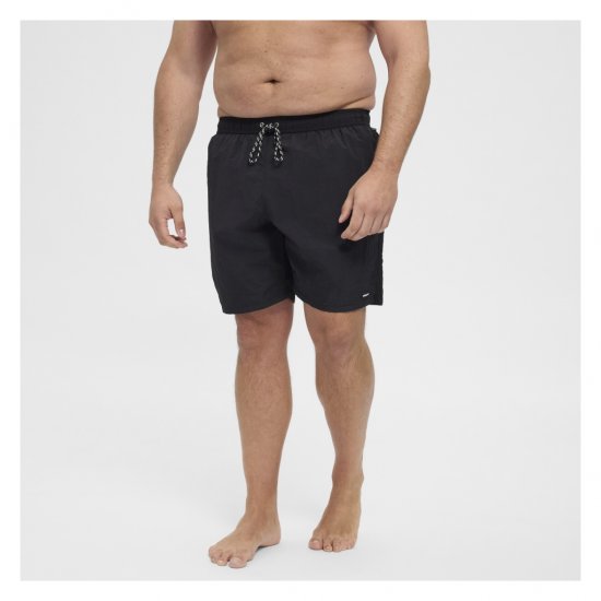 North Latitude Swimshorts Black - Alusvaatteet & uimavaatteet - Miesten Isot alusvaatteet 
